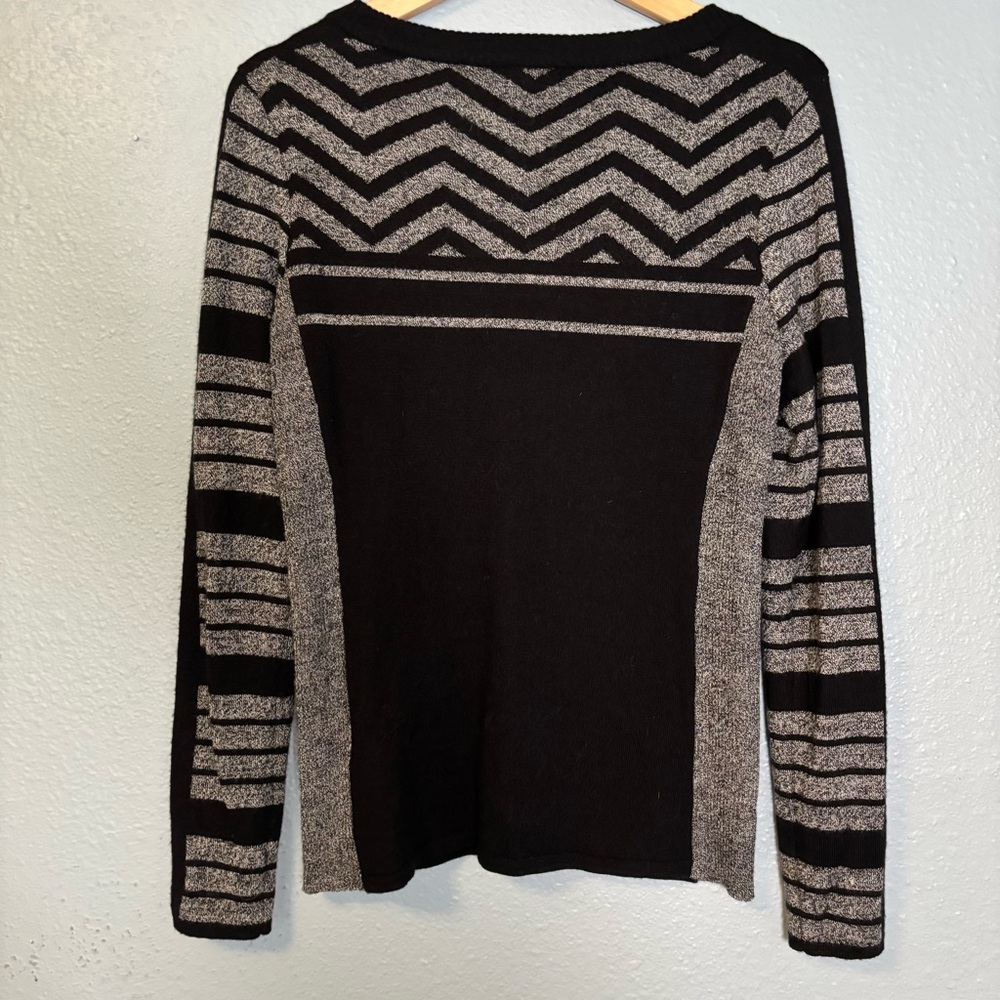 Smartwool Women’s Dacono Ski Sweater Black Geometric - Picture 7 of 11